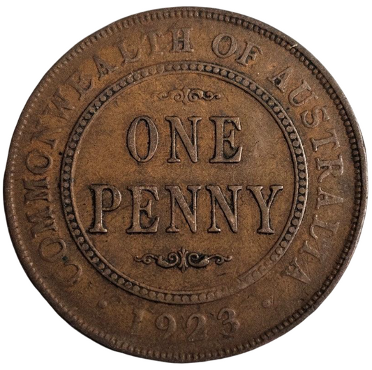 1923 Australian Penny - Very Good