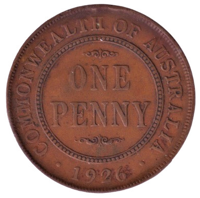 1926 Australian Penny - Very Good