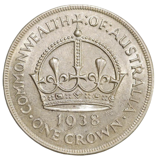 1938 (m) Australian Crown - About Uncirculated
