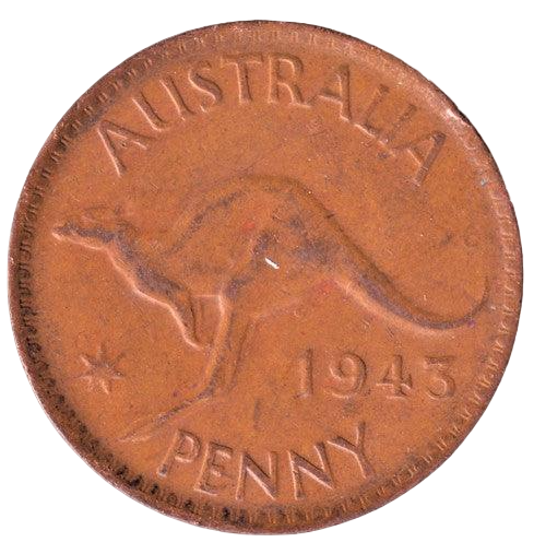 1943 M Australian Penny