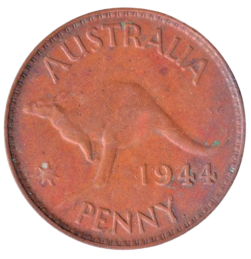 1944 Y. Australian Penny - Very Good