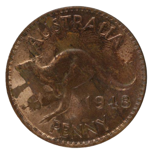 1948 (m) Australian Penny - About Uncirculated
