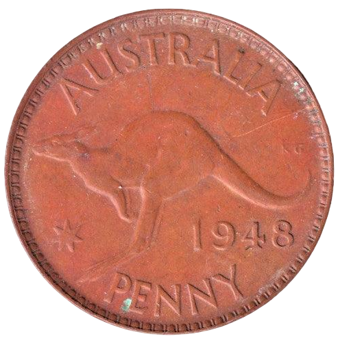 1948 (m) Australian Penny - Very Good