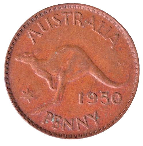 1950 (m) Australian Penny - Very Good