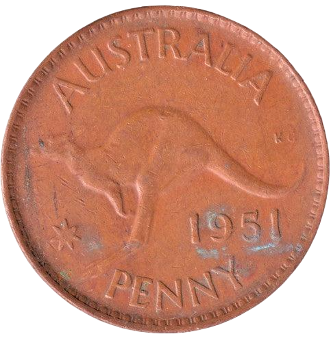 1951 M Australian Penny