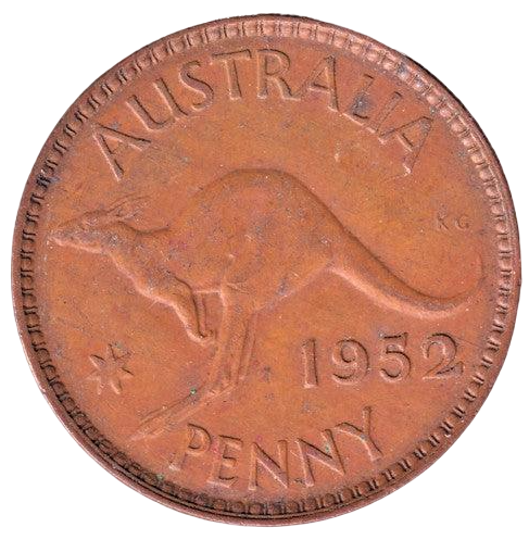 1952 M Australian Penny