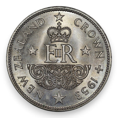 1953 New Zealand Crown - Coronation - Uncirculated