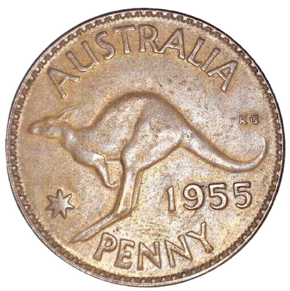 1955 M Australian Penny