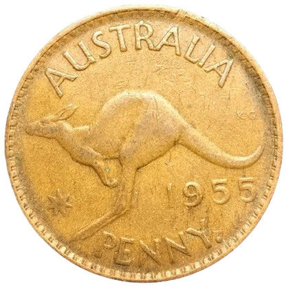 1955 Y. Australian Penny