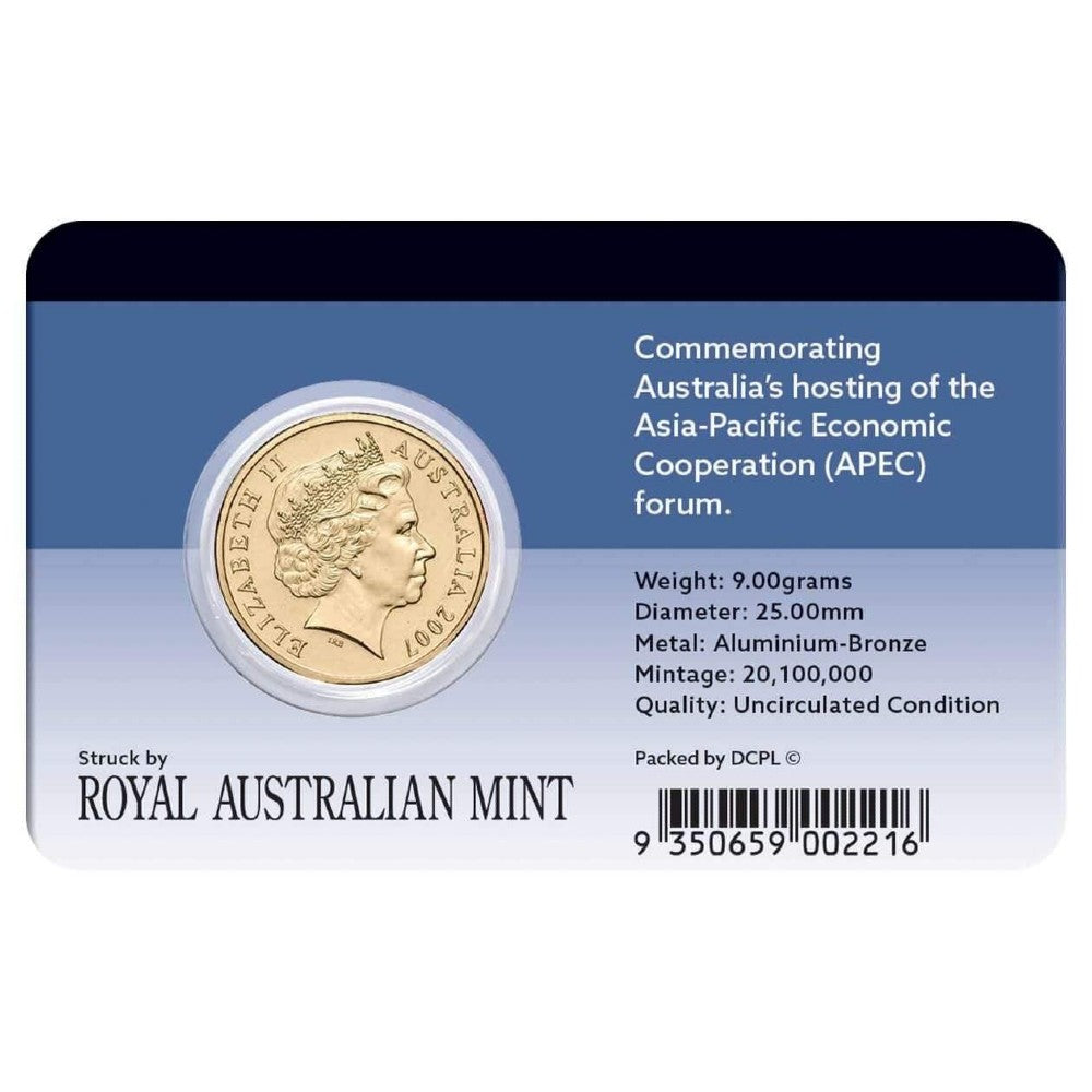 2007 APEC Australia $1 Al-Br Coin Pack