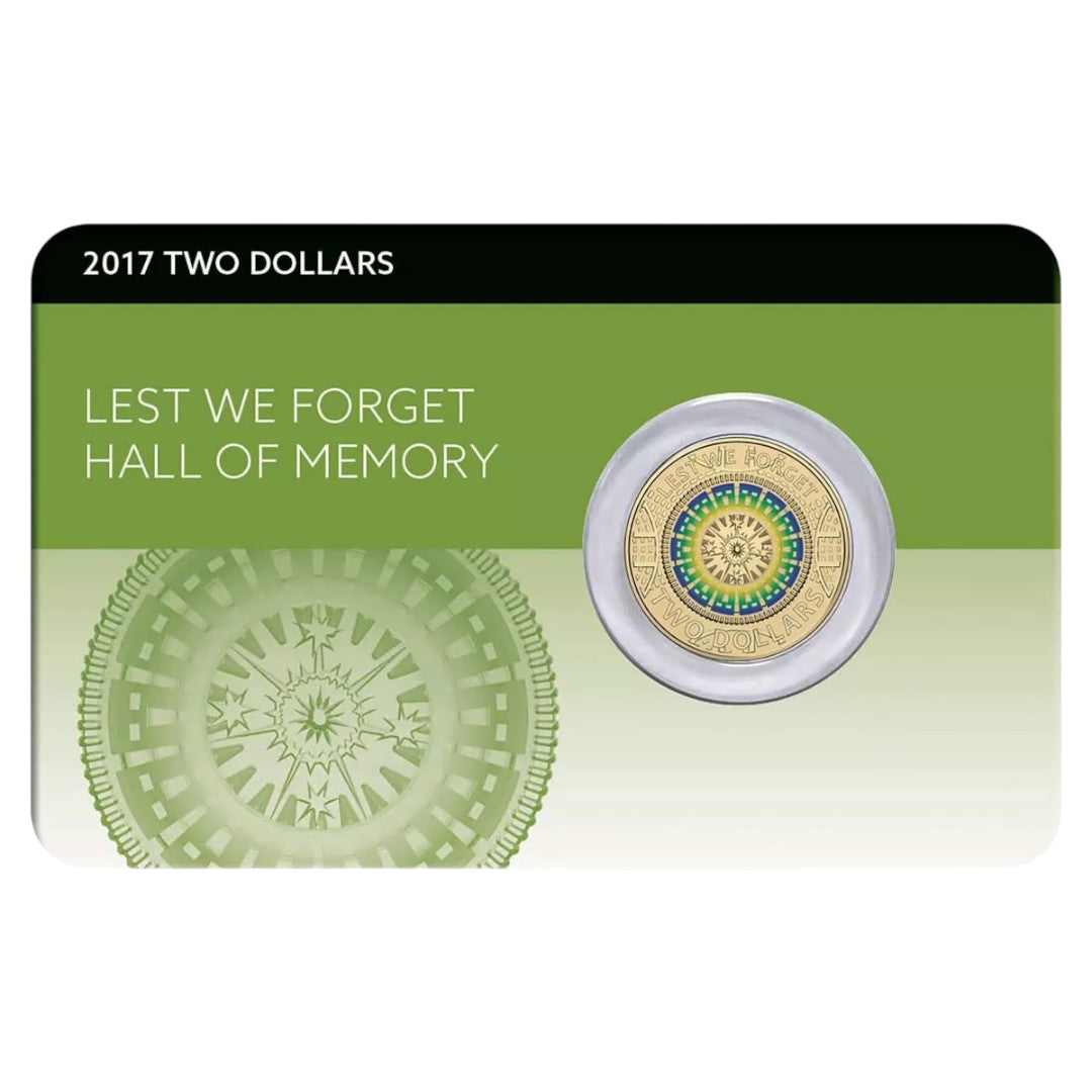 2017 $2 Lest We Forget - Uncirculated Coin Pack