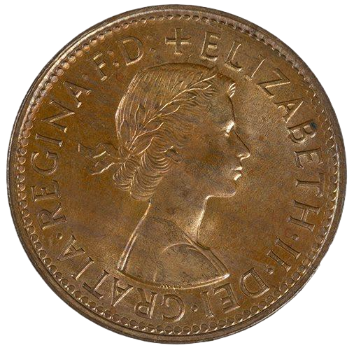1961 Australian Half Penny - Very Fine