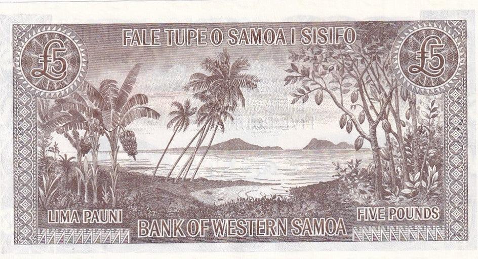 1963 Western Samoa - 5 Pounds - p15cs - Uncirculated (Reissue) - Loose Change Coins