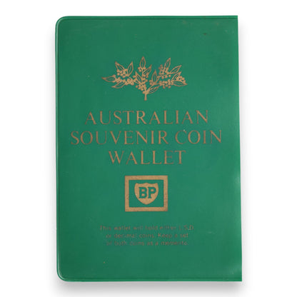 1966 Australian Uncirculated 6 Coin Set - BP Australian Souvenir Coin Wallet