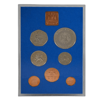 1972 UK Proof Annual 7 Coin Set - Royal Silver Wedding Anniversary - Loose Change Coins