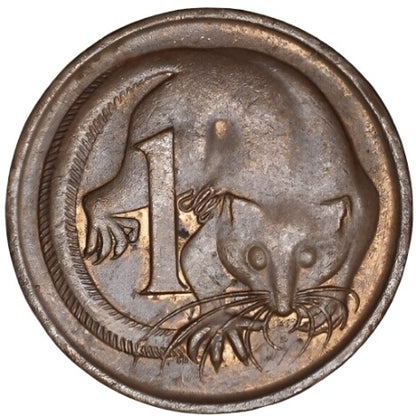 1974 Australian 1 Cent Coin - Loose Change Coins