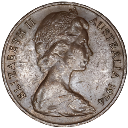 1974 Australian 1 Cent Coin