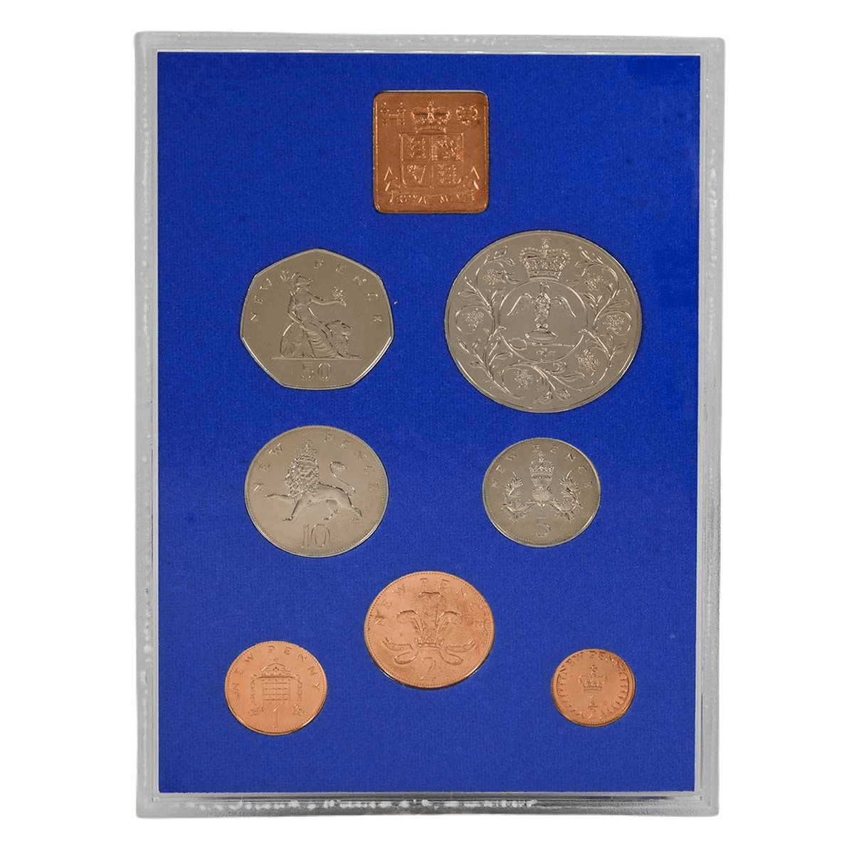 1977 UK Proof Annual 7 Coin Set - Silver Jubilee of Queen Elizabeth II - Loose Change Coins
