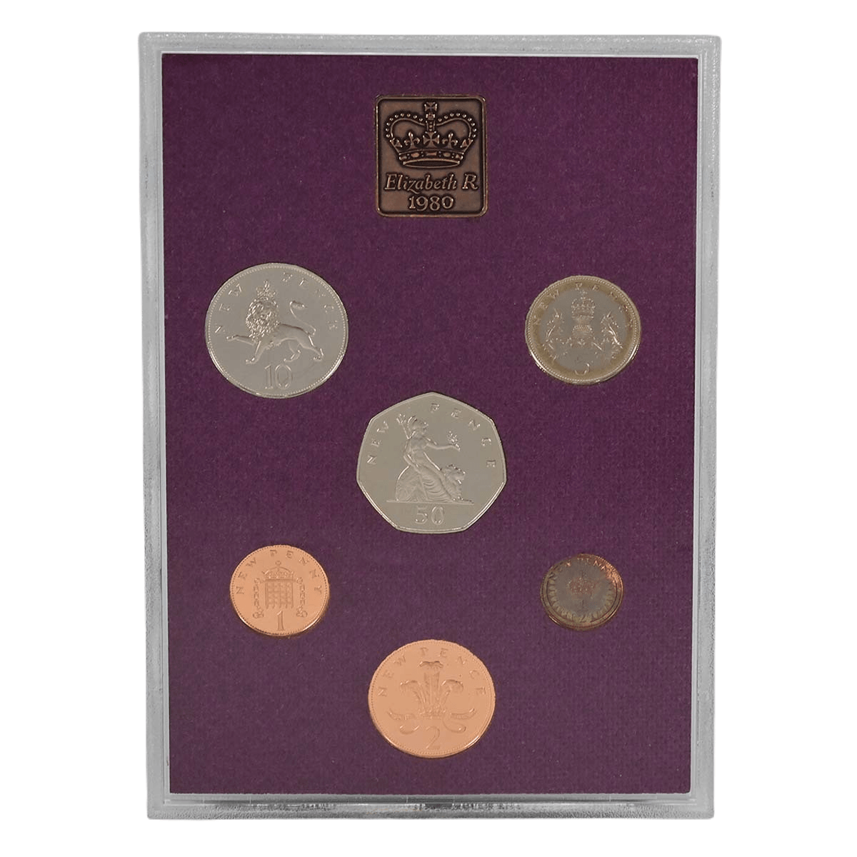 1980 UK Proof Annual 6 Coin Set - Loose Change Coins