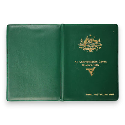 1982 Royal Australian Mint Uncirculated Set - XII Commonwealth Games (PVC Residue)