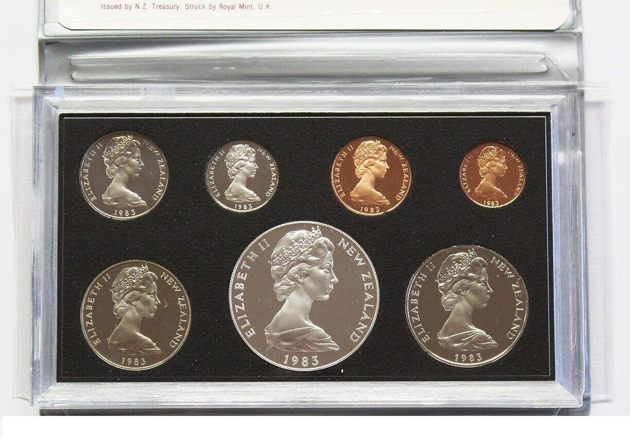 1983 New Zealand Proof Year Set - 50th Anniversary of New Zealand's Coinage - Loose Change Coins