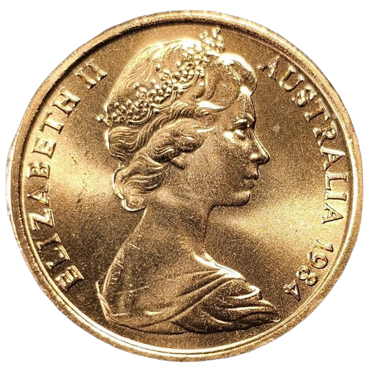 1984 Australian 1 Cent Coin - Uncirculated