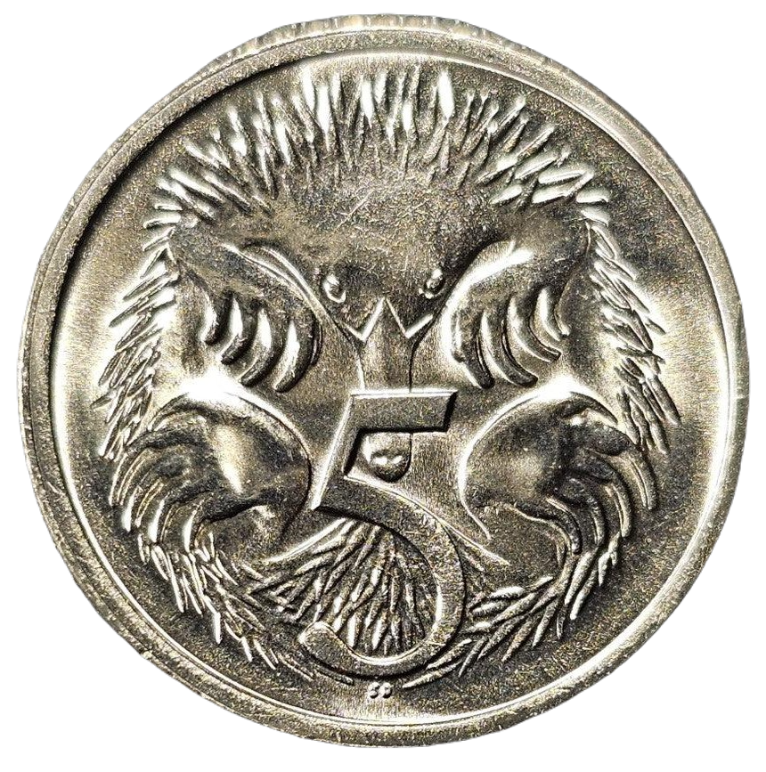 1984 Australian 5 Cent Coin - Uncirculated