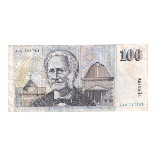 1985 $100 Note - ZDN 757768 - Johnston/Fraser - R609 - Very Fine