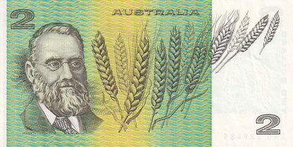 1985 Australian 2 Dollar Note - LND 229485 - Johnston/Fraser - R89 General Prefix - Extremely Fine - Loose Change Coins