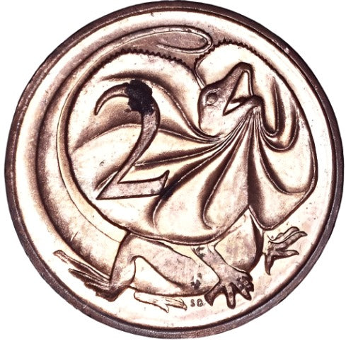 1988 Australian 2 Cent Coin - Loose Change Coins