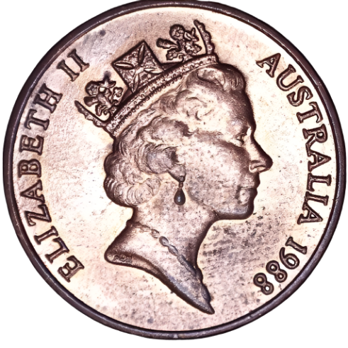 1988 Australian 2 Cent Coin