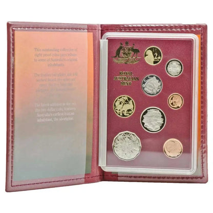 1989 Royal Australian Mint Proof Coin Set - Kangaroo Sunset - Loose Change Coins