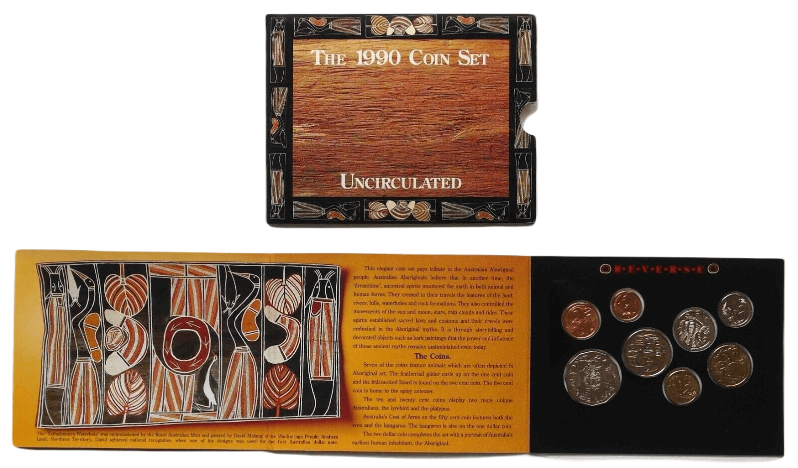 1990 Royal Australian Mint Uncirculated Coin Set - Loose Change Coins