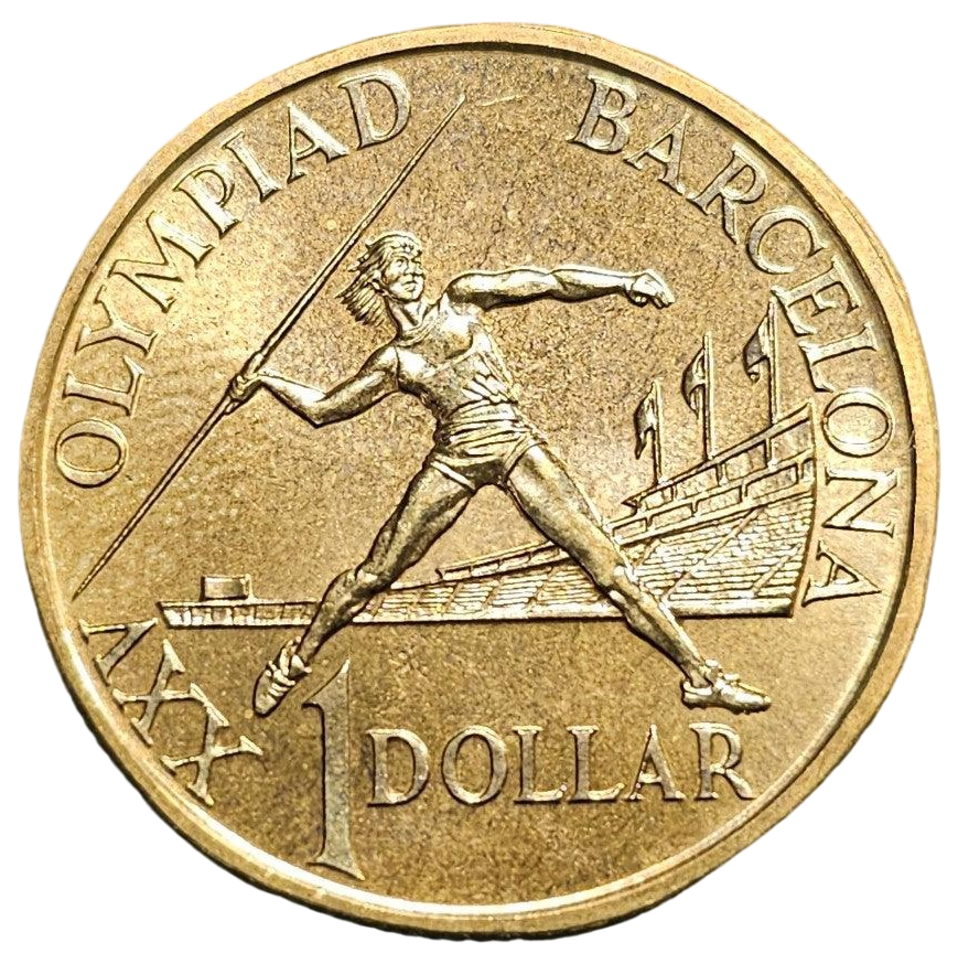 1992 $1 Coin - Barcelona Olympics