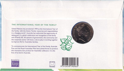 1994 PNC - The International Year of the Family - Wide Date - Loose Change Coins