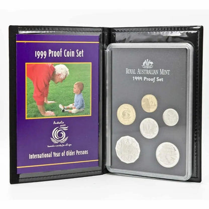 1999 Royal Australian Mint Proof Coin Set - International Year of Older Persons - Loose Change Coins