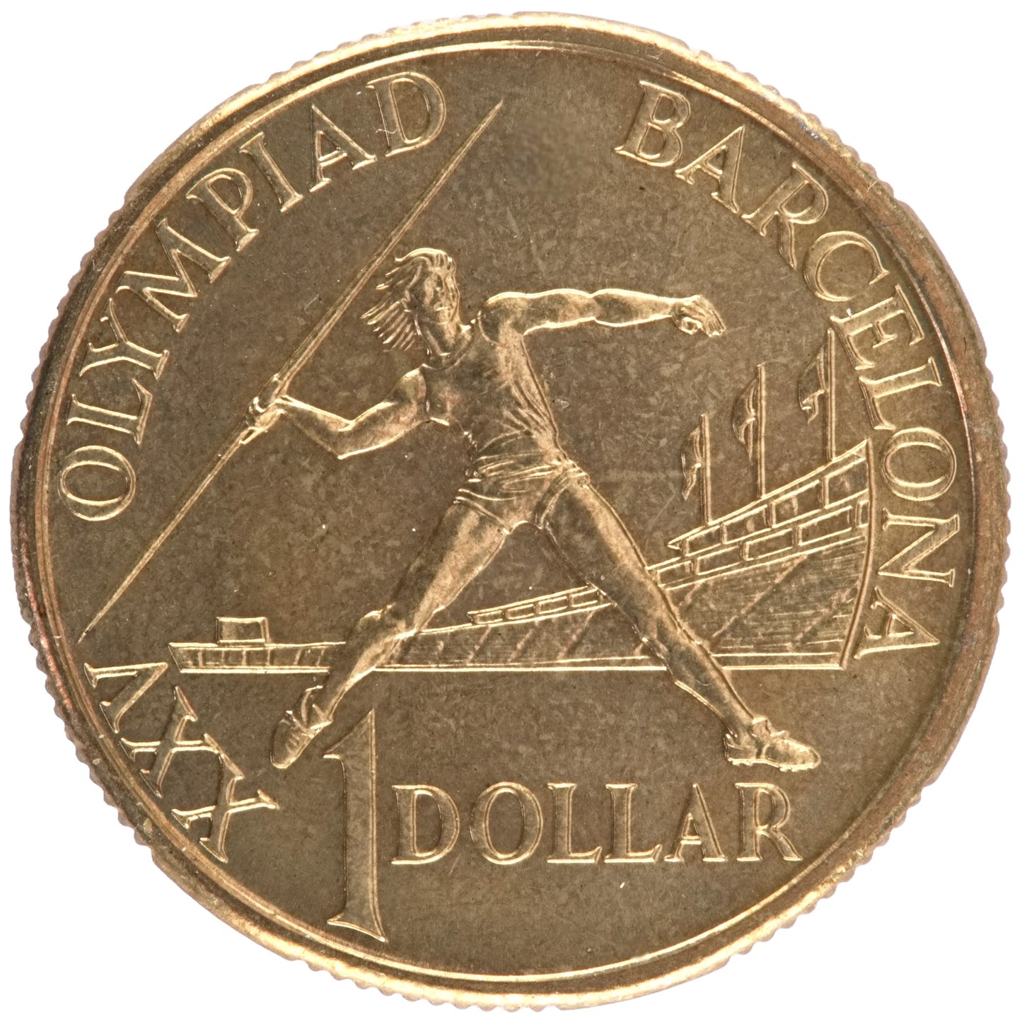 1992 $1 Coin - Barcelona Olympics