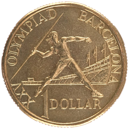 1992 $1 Coin - Barcelona Olympics