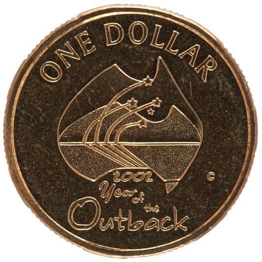 2002 $1 Coin - Year of the Outback - 'C' Mintmark