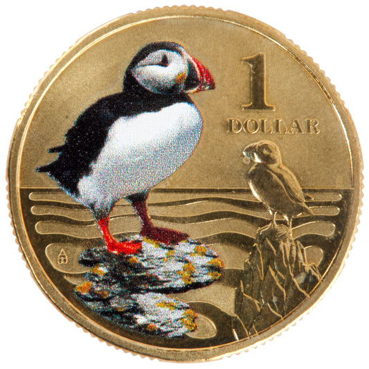 2013 $1 Coin - Atlantic Puffin - Polar Animals Series