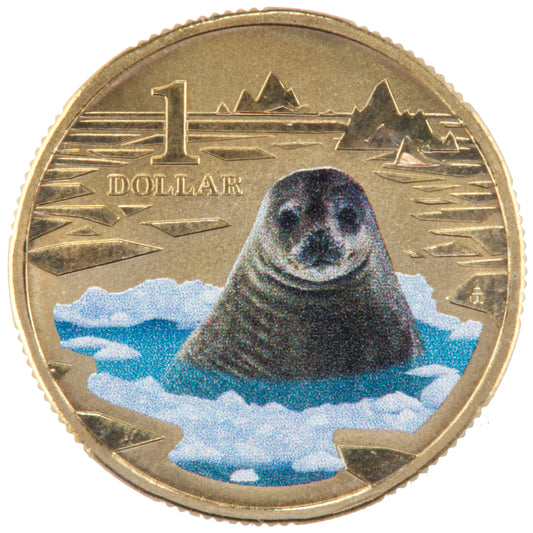 2013 $1 Coin - Weddell Seal - Polar Animals Series
