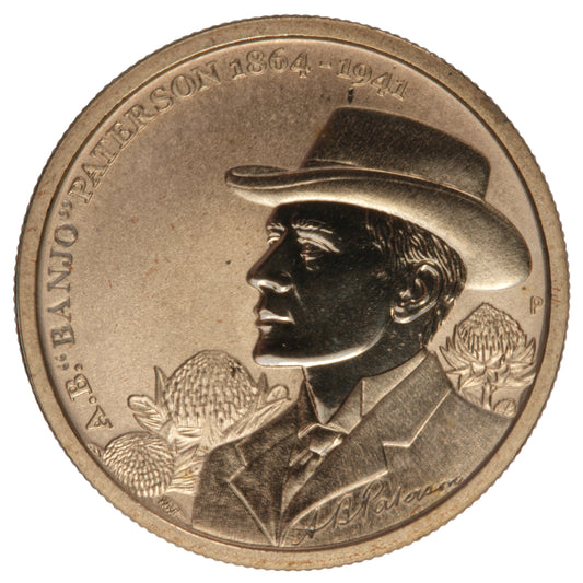 2014 $1 Coin - 150th Anniversary of A.B. "Banjo" Paterson