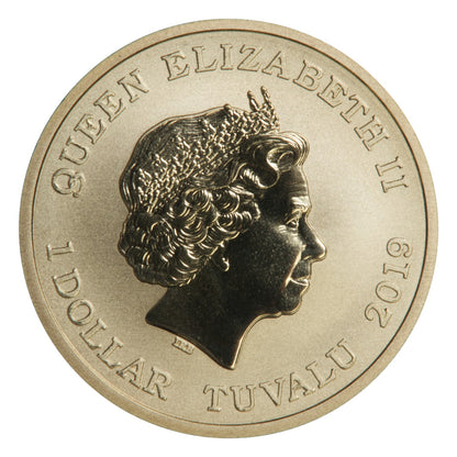 2019 $1 Coin (Tuvalu) - D-Day 75th Anniversary
