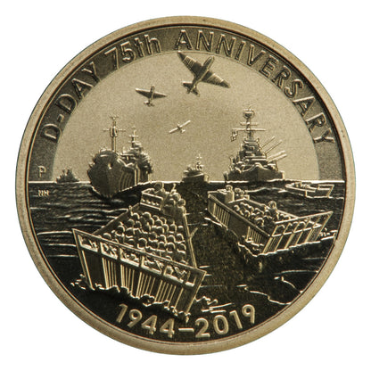 2019 $1 Coin (Tuvalu) - D-Day 75th Anniversary