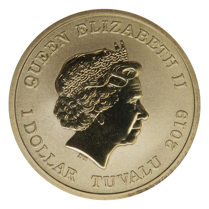 2019 $1 Coin (Tuvalu) - D-Day 75th Anniversary