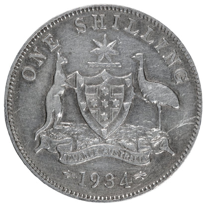 1934 Australian Shilling