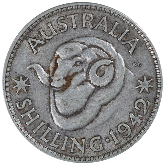 1942 (m) Australian Shilling