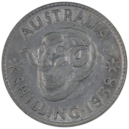 1958 Australian Shilling