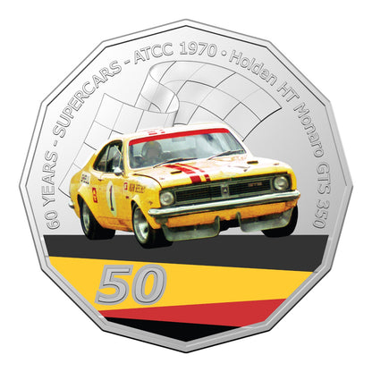 2020 50c - 1970 Holden HT Monaro GTS 350 - 60 Years of Supercars