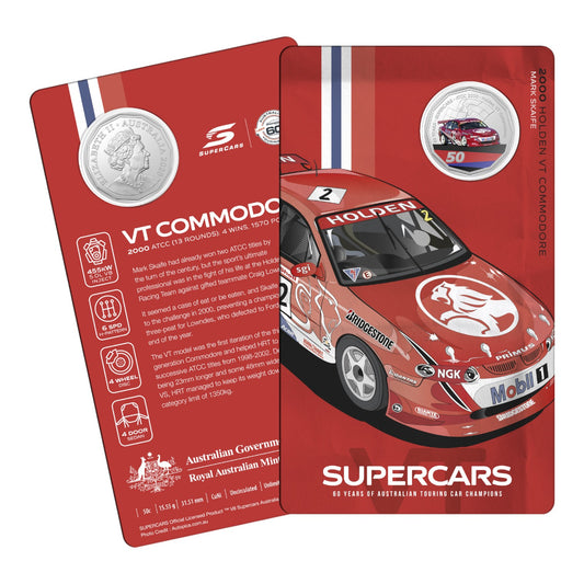 2020 50c - 2000 Holden VT Commodore - 60 Years of Supercars